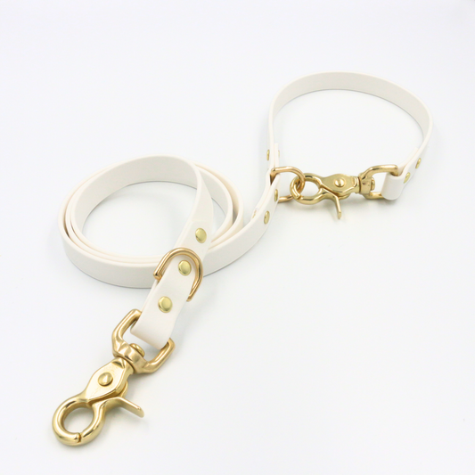 Klassisk Biothane line - White